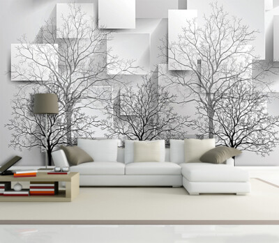 3D Tree Branches G9709 Wallpaper Wall Murals Removable Self-adhesive Honey