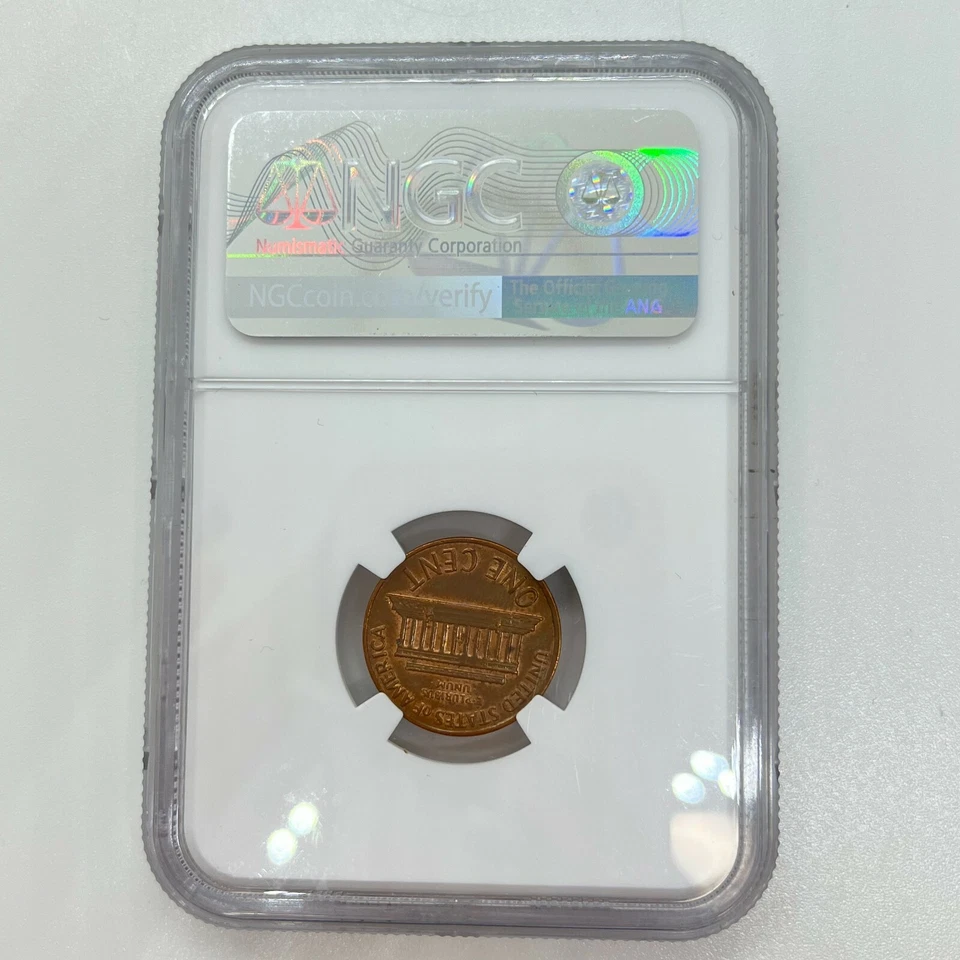 1972 1c MS 62 RB Coin NGC Certified - Image 2 of 2