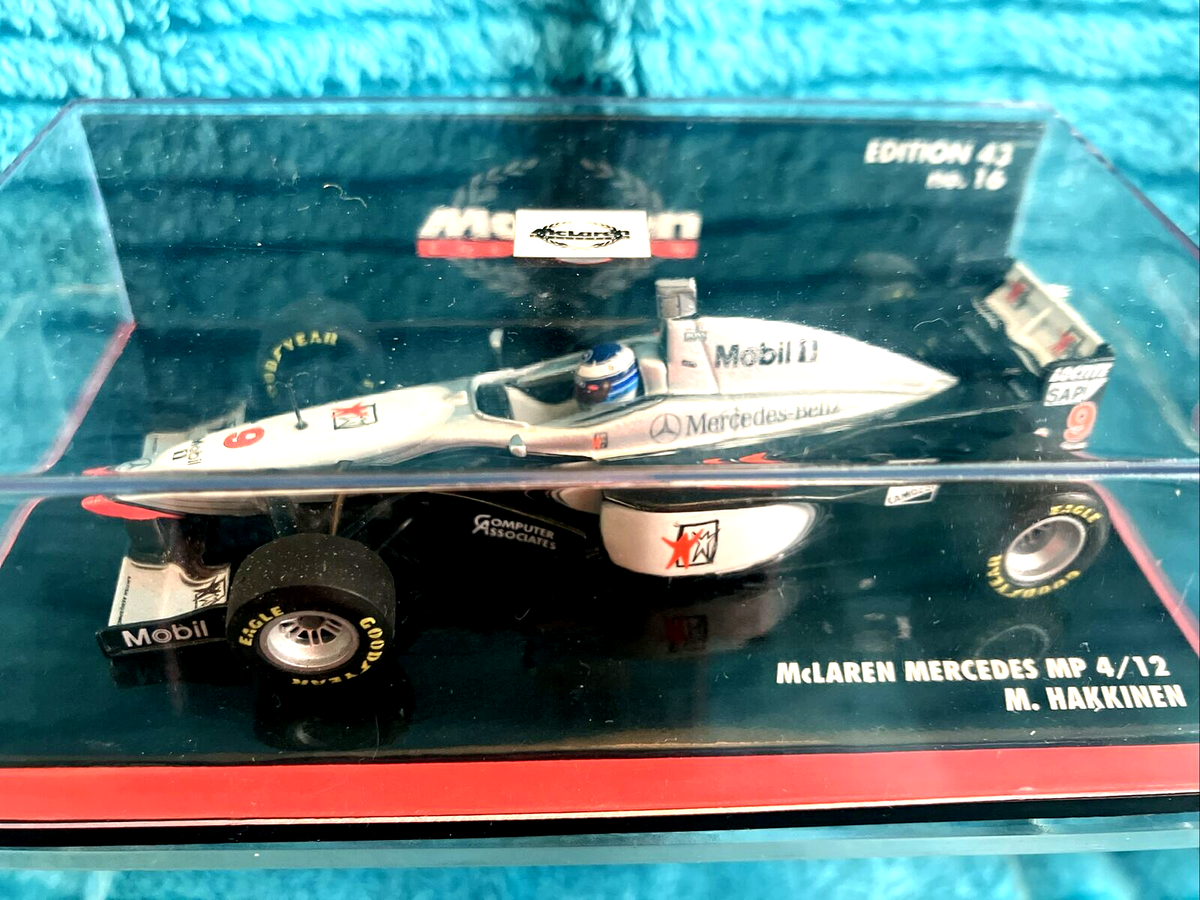 MINICHAMPS McLaren Mercedes MP 4/12 Hakkinen 1:43 Diecast F MINICHAMPS McLaren Mercedes MP 4/12 Hakkinen 1:43 Diecast F