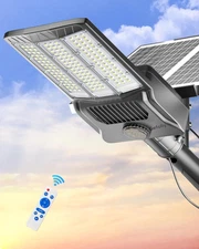 SL-11000W Solar Street Lights Outdoor, 800000LM Commercial Parking Lot Light Dus