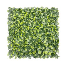20"x20" Artificial Greenery Grass Wall Hedge Decor Privacy Fence Panel, Ficus