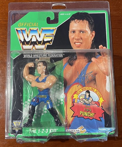 WWF Hasbro MOC 1-2-3 Kid Series 11 Green With 123 ...
