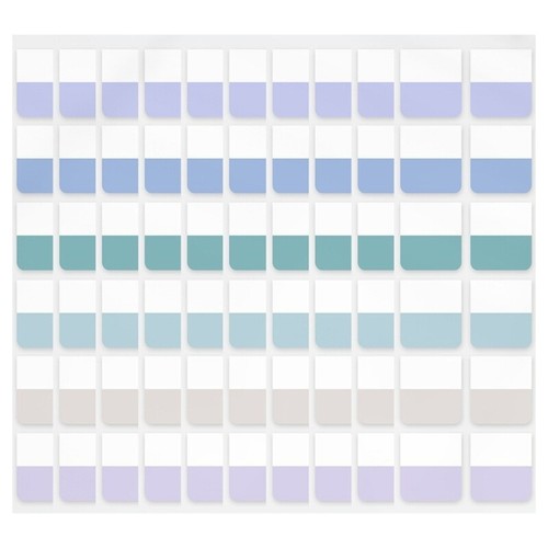 Repositionable Index Tabs Book Tabs Flags Adhesive Page Markers in 3 Size - Picture 11 of 15
