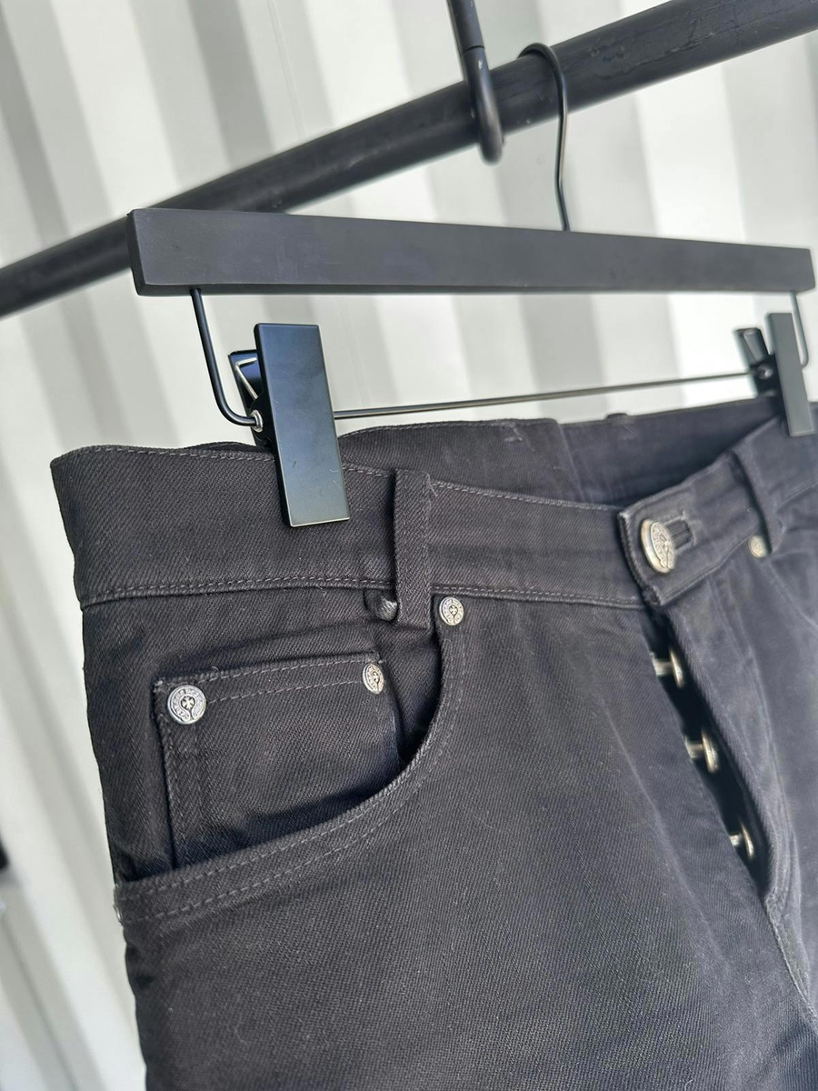 Chrome Hearts Fleur Knee Back Zip Denim | eBay Chrome Hearts Fleur Knee Back Zip Denim | eBay