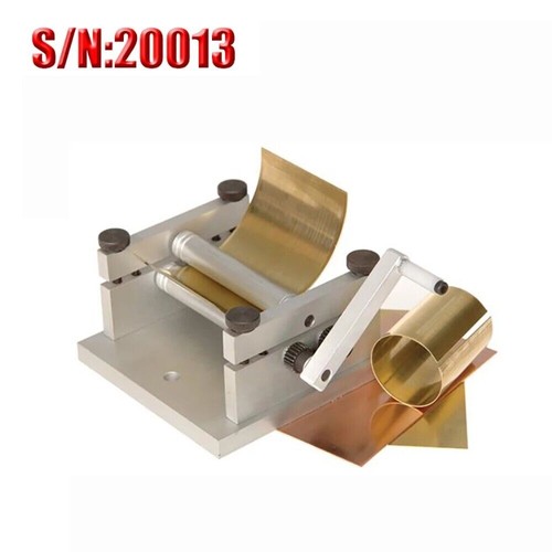 Manual Plate Rolling Machine Soft Metal/Tube Sheet Bending Machine S/N: 20013 - Foto 2 di 3
