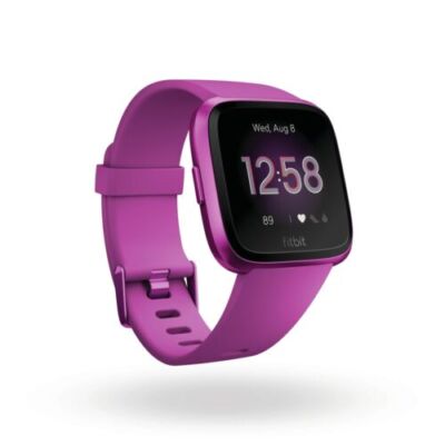 Fitbit Versa Smart Watch Lite Edition One Size S & L.Bands Included Mulberry