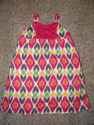 Girls GYMBOREE ''Batik Summer'' Lined Dress Size 5T