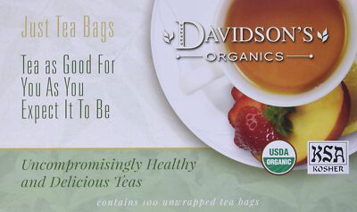 Organics Mulling Spice 100-count Unwrapped Tea Bags