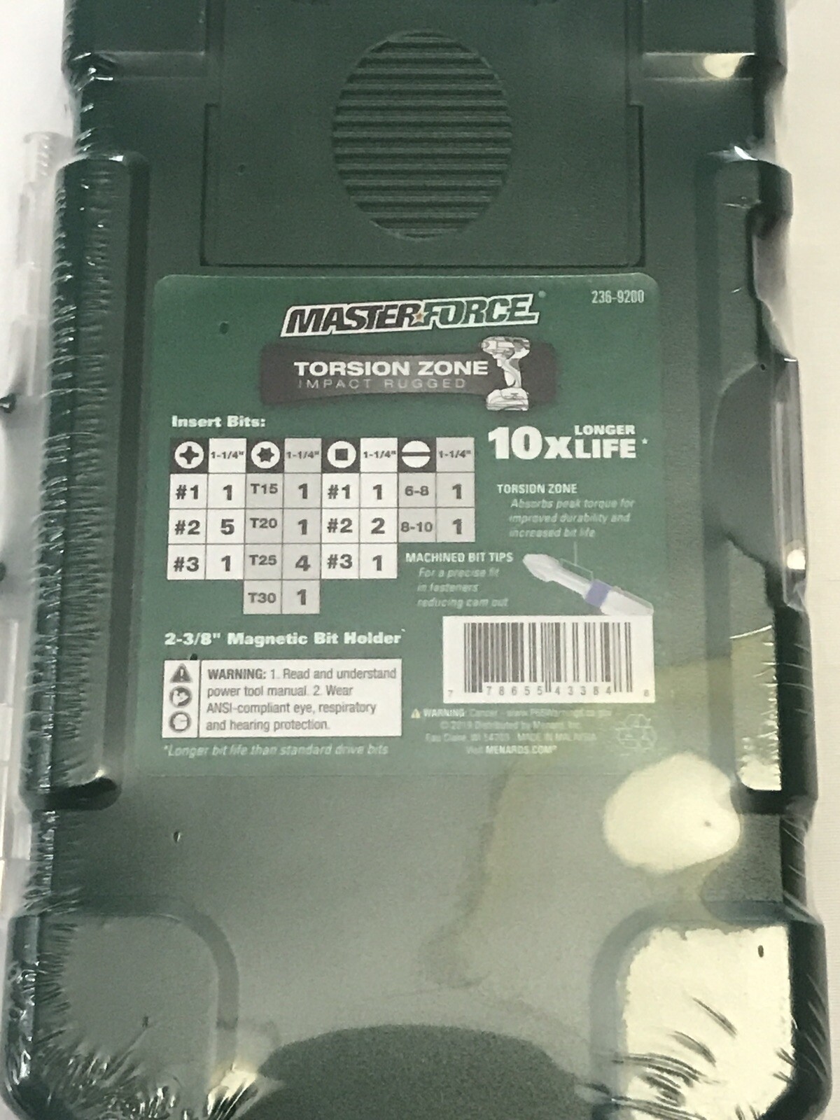 NEW Masterforce® Assorted Impact Drive Bit Set - 21 Piece New DRILL ...