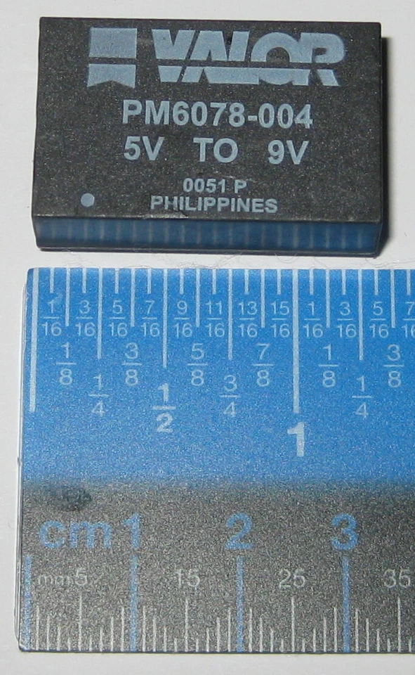 Valor DC-DC Converter - 9V DC / 90 mA Out - Compact 33mm x 20mm Fits IC Socket - Image 4 of 4