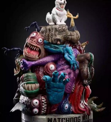 One Punch Man Watch Dog Man Resin Model Pre-order H38cm Painted