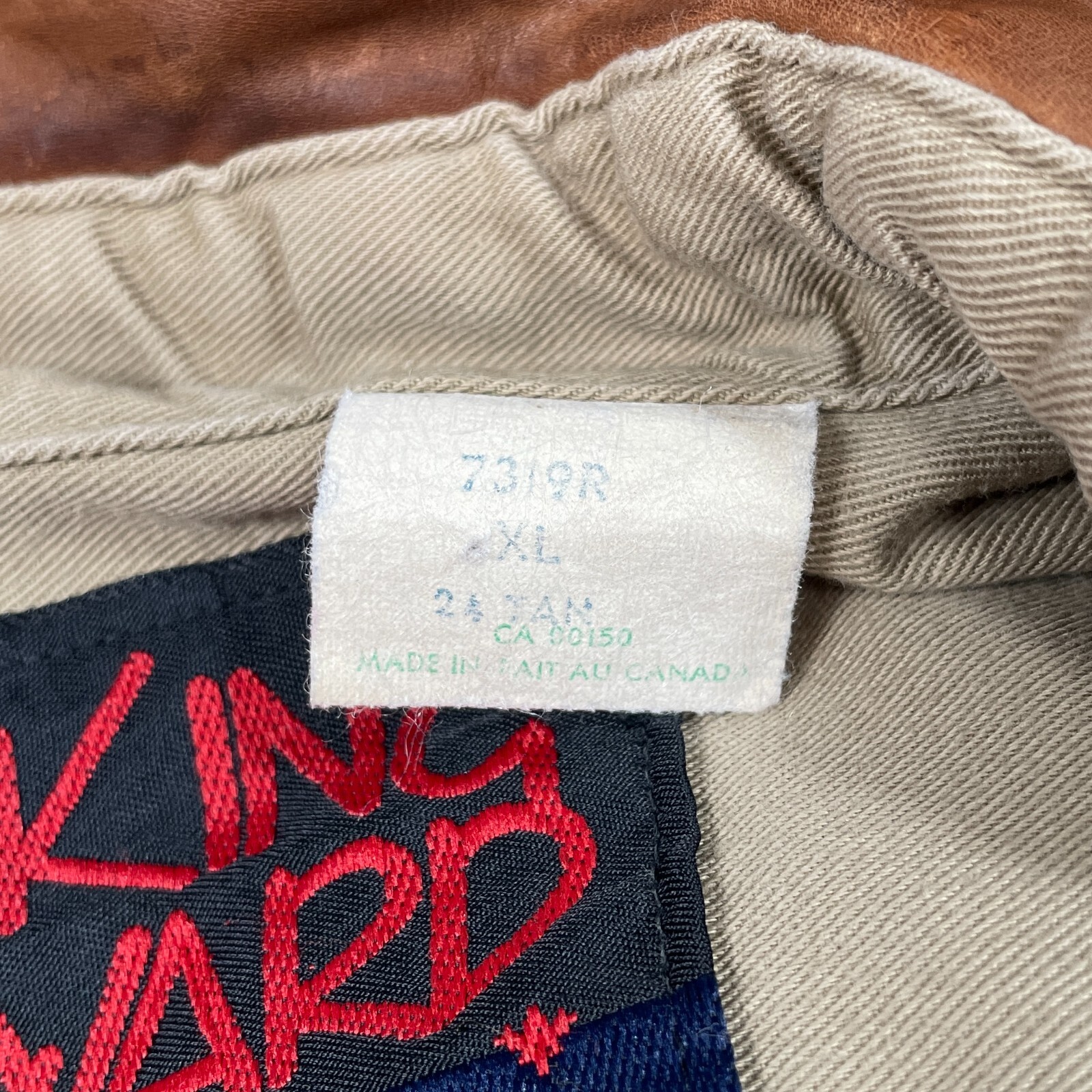 Vtg Looking Forward The Force Tan Button Down Shi… - image 7