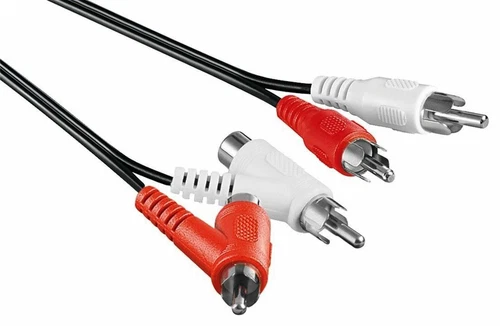 Cinchkabel stereo Chinchkabel mit Spezialstecker 4x Stecker 2x Buchse RCA 1,5 m