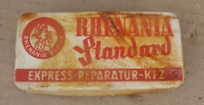 Rhenania Berlin &zwj; alte Dose Plastik EXPRESS REPARATUR KFZ Schlauch Fahrrad