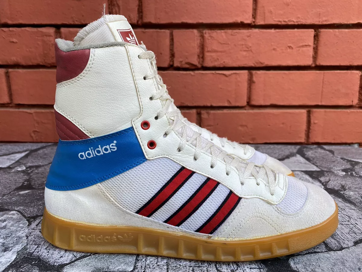 moeilijk Knooppunt Transparant Vintage 🔥 Adidas Rare Made in West Germany High Top Sneakers Sz 10. | eBay