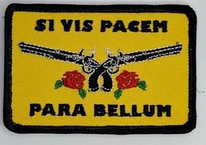 Velcro Patch SI VIS PACEM PARA BELLUM (plastic 3D - Foto 3