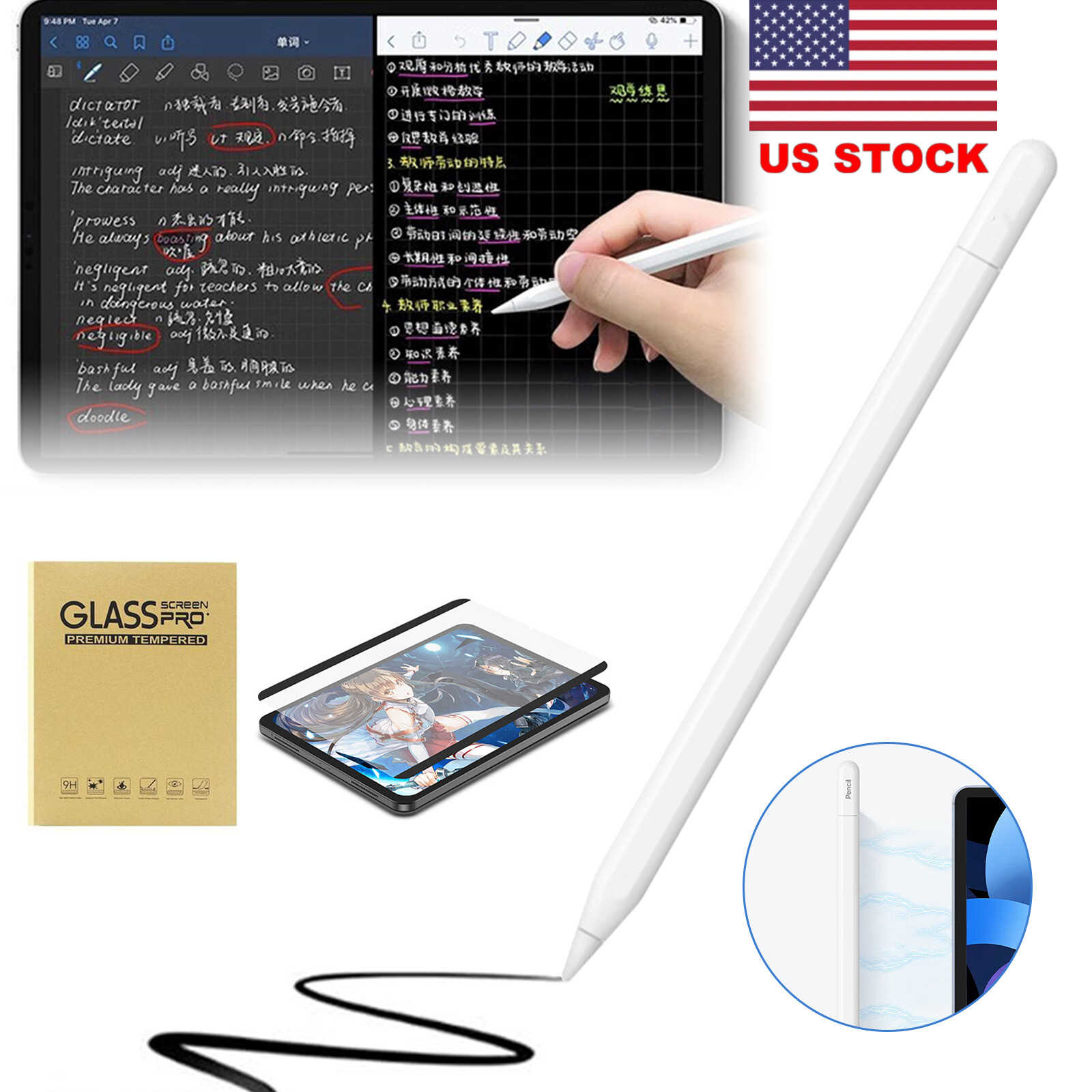 Magnetic Matte Like Paper Screen Film For iPad Pro Air 11