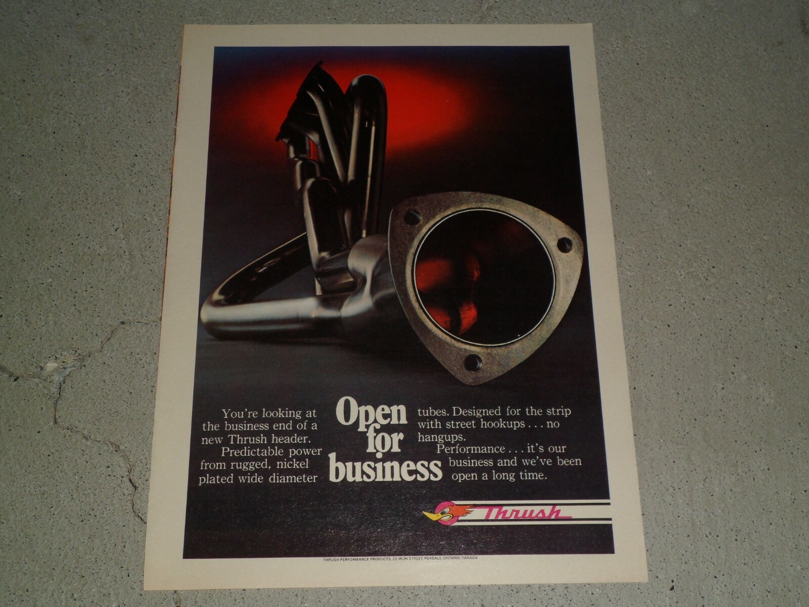 VARIOUS VINTAGE THRUSH MUFFLER MUFFLERS AD / ARTICLES HUGE VARIETY