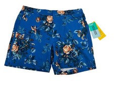  68 Fair Harbor Men  s The Sextant Casual Swim Trunks-Blue Rose -34W-New