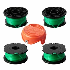 For Black & Decker GH3000, SF-080 Grass Trimmer Replacement Spool Line With Cap
