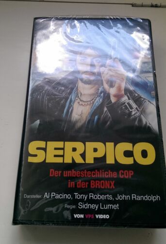 Serpico 1973 Sammlung Video VHS FSK 18 Al Pacino Erstauflage rar Top Zustand OVP - Bild 1 von 3