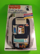 FISHER PRICE Fold n Tote Backseat Valet Baby Child Car Travel Organizer Backpack