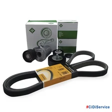 Belt Tensioner Service Kit Rollers BMW Series 1; 3 N47 Hydraulic Power Steering