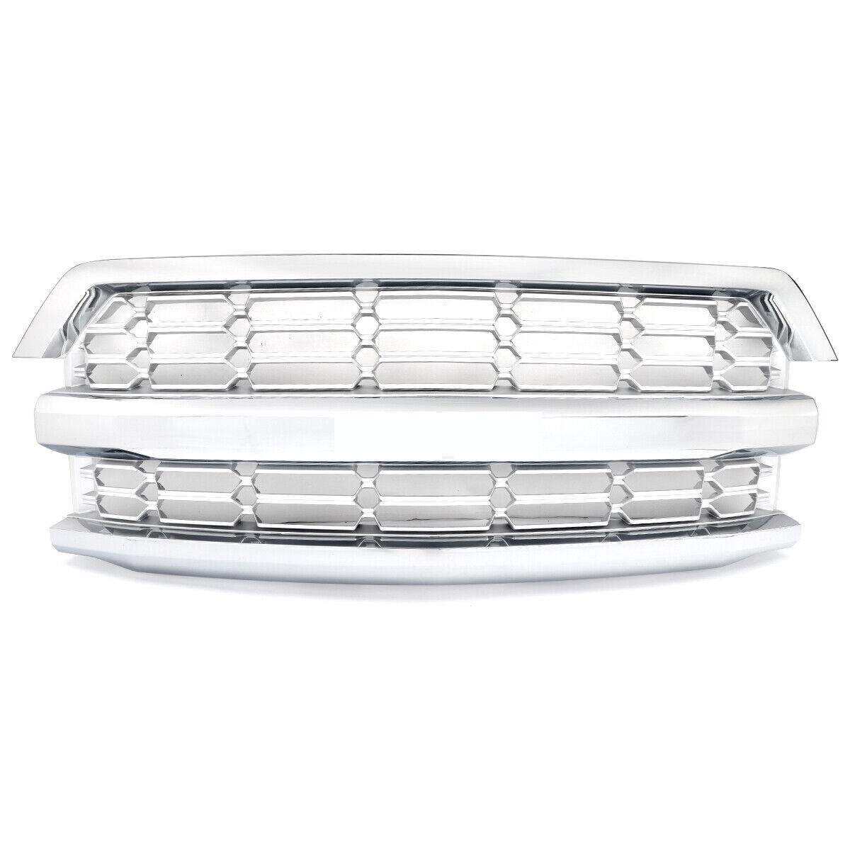 Front Bumper Grille Assy Chrome For 2016 2017 2018 Chevrolet Silverado ...