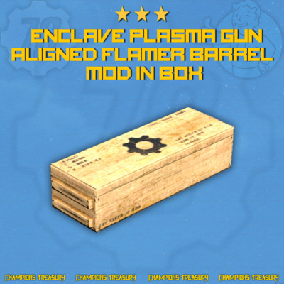 FALLOUT 76 [PC] ANY OF ALL ENCLAVE PLASMA GUN MOD BOX OF YOUR CHOICE [CHEAPEST]
