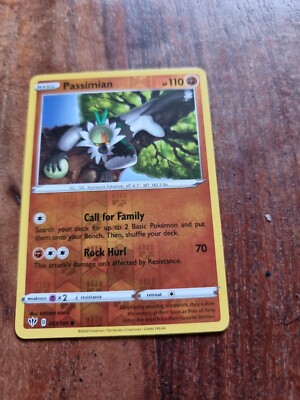 Pokemon Passimian 097/189 Darkness Ablaze Reverse Holo Common 