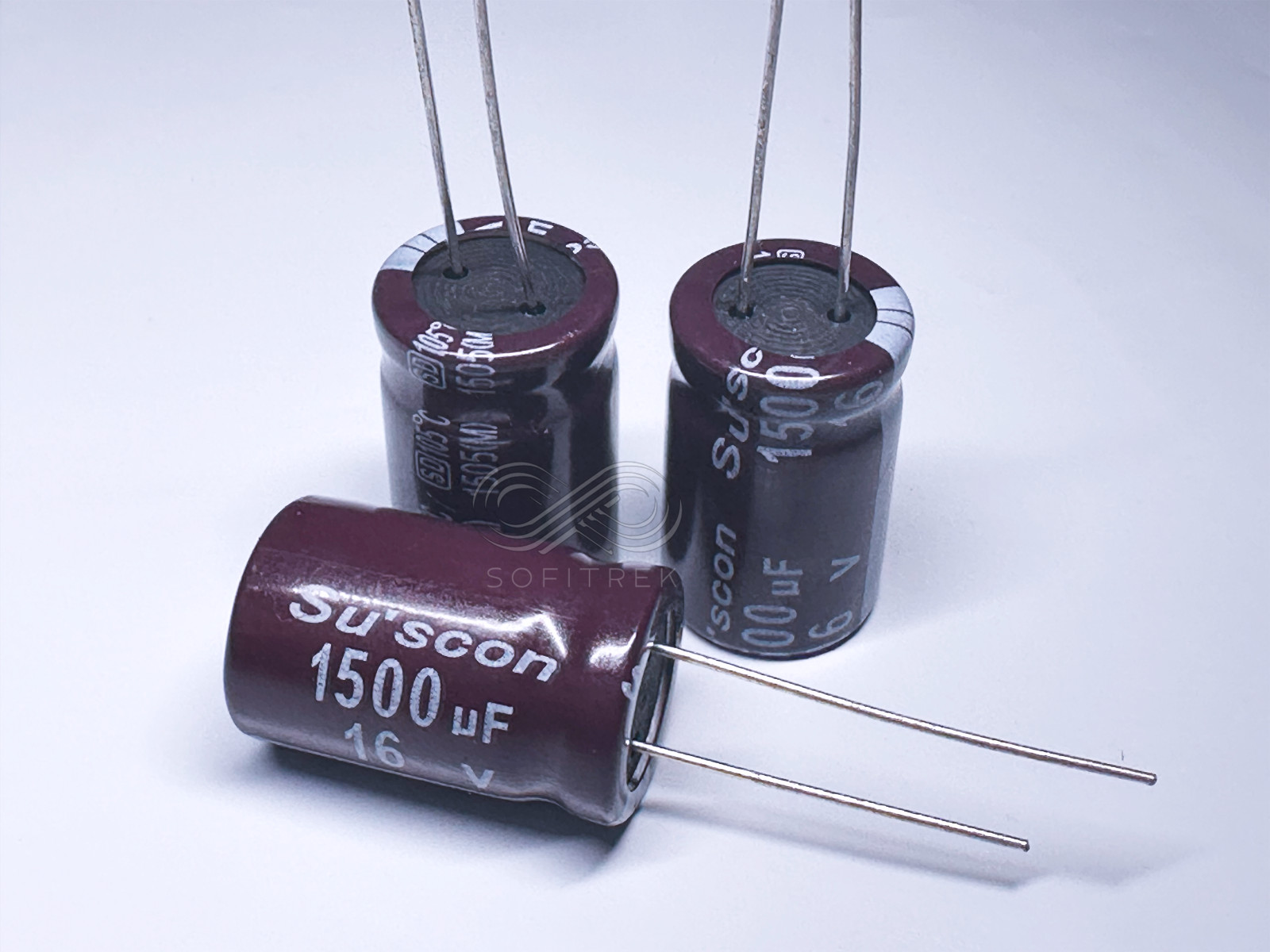 10PCS SD Suscon 1500uF 16V 13x21mm Electrolytic Radial Capacitor High Frequency