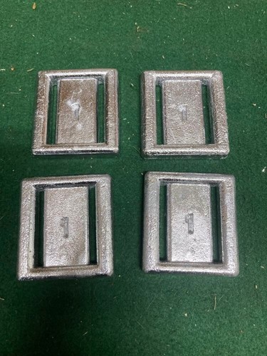 Four 1 lb Lead SCUBA or Snorkeling Dive Weights