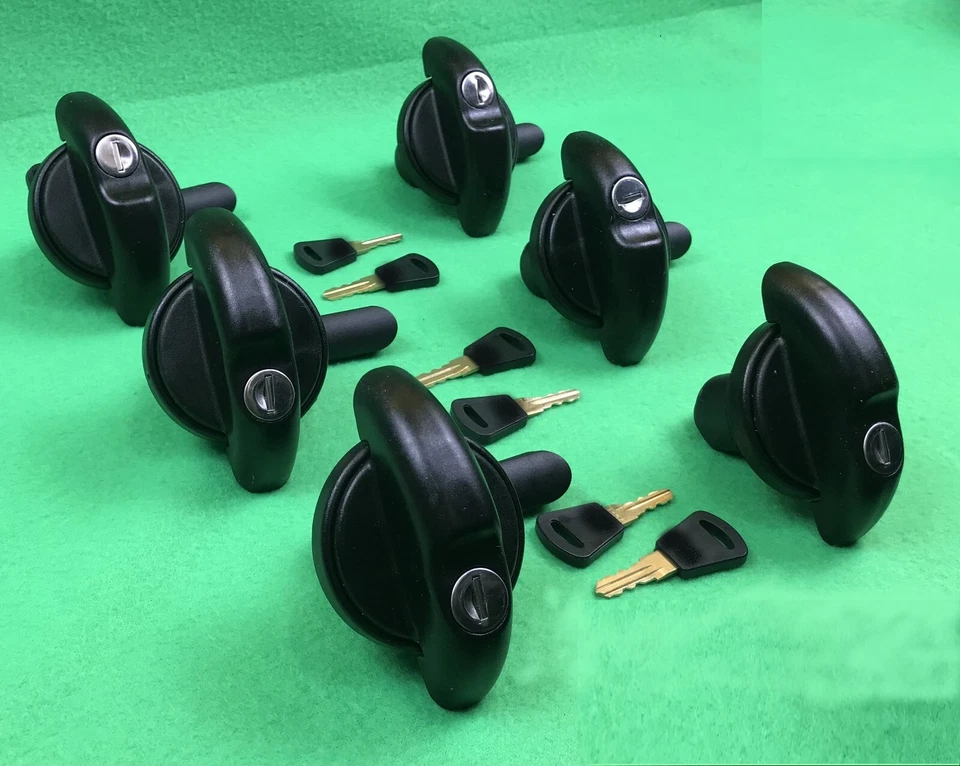 6 x ARB D Handle Canopy Side Glass Lift Up Window Locks or Rear Window D-Handle - image 2 of 4