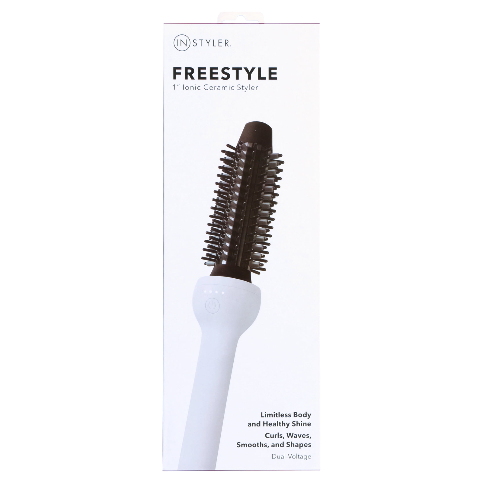 Instyler Freestyle Ionic Ceramic Styler, Hair Curling Brush, Hair