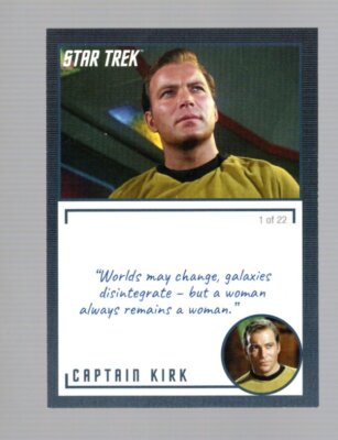 2020 STAR TREK TOS ARCHIVES & INSCRIPTIONS CAPTAIN KIRK #1 VARIATION #1 OF 22