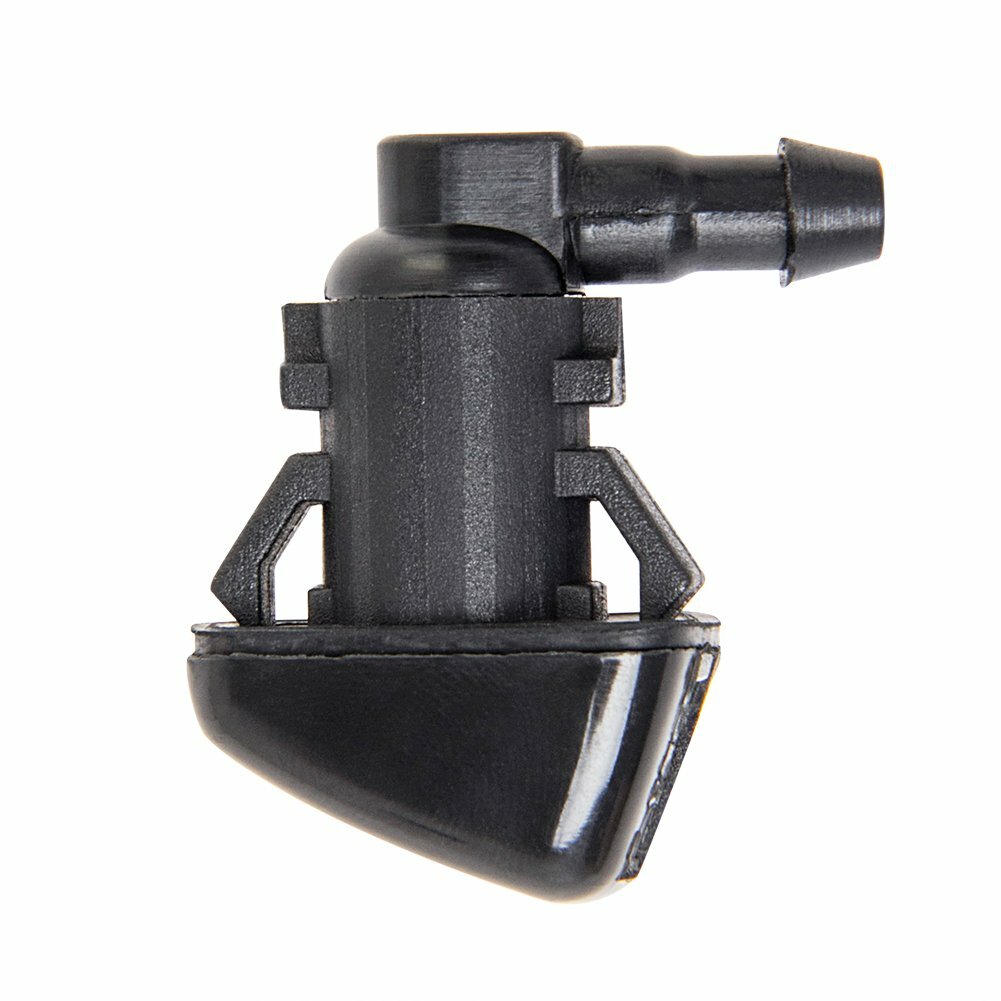 Click&Fit Windshield Washer Nozzles compatible with 2011-2022 Ford Fiesta, Transit, F250 F350 F450 F550, Ecosport – Wiper Washer Sprayers Repair replaces CK4Z-17603-A, 1-jet fan