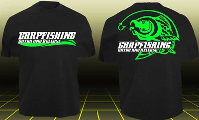 Baits Karpfen Boilies Carp T-Shirt Angeln Köder Fang Rute Fisch hunter xyx Fish - Bild 1 von 2