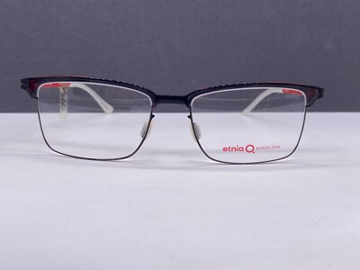 Etnia Barcelona Brille Herren Schwarz Eckig Fargo groß  NP:215 