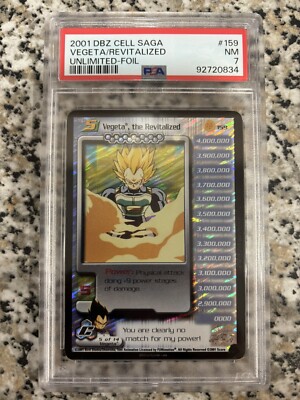PSA 7 Vegeta, The Revitalized DBZ Score Ultra Rare Foil #159 Cell