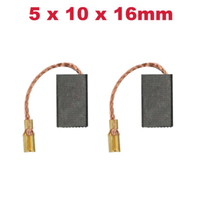 2x Kohlebürsten 5x10x16mm für AEG BH 2600 RX2, MFE 1305, MFE 1500/0, PH 350 RX2
