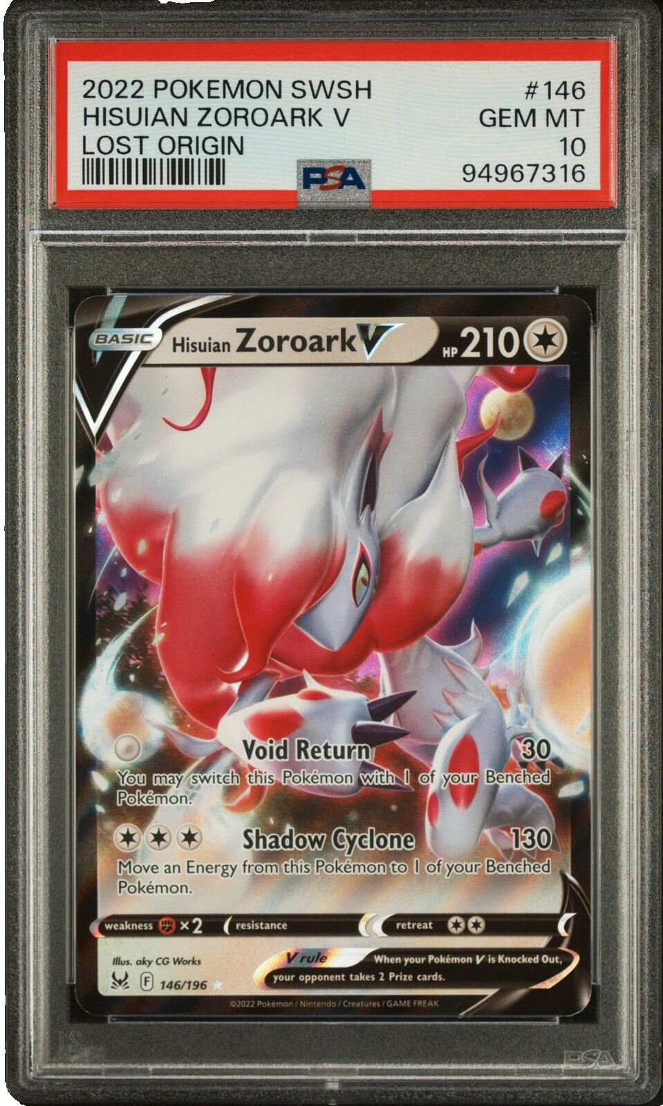 Hisuian Zoroark V | eBay
