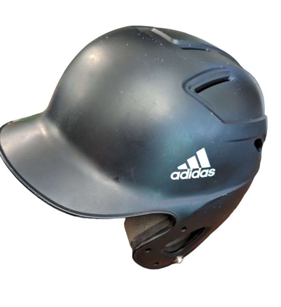 Adidas Senior Captain Baseball Batting Helmet Matte Black 7-7 5/8 - Main Image