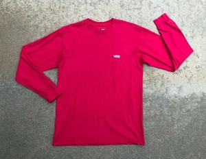 vans long sleeve pink