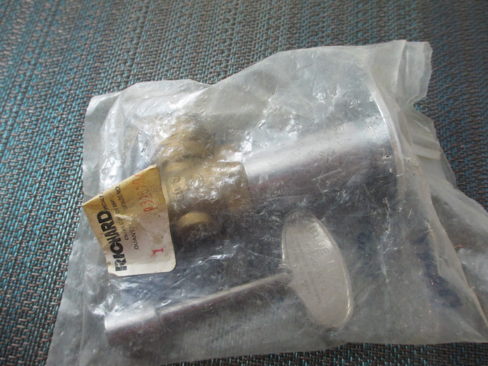 Dante 1/4 Turn Log Lighter Gas Valve   Angle 1/2 Inch  NEW!