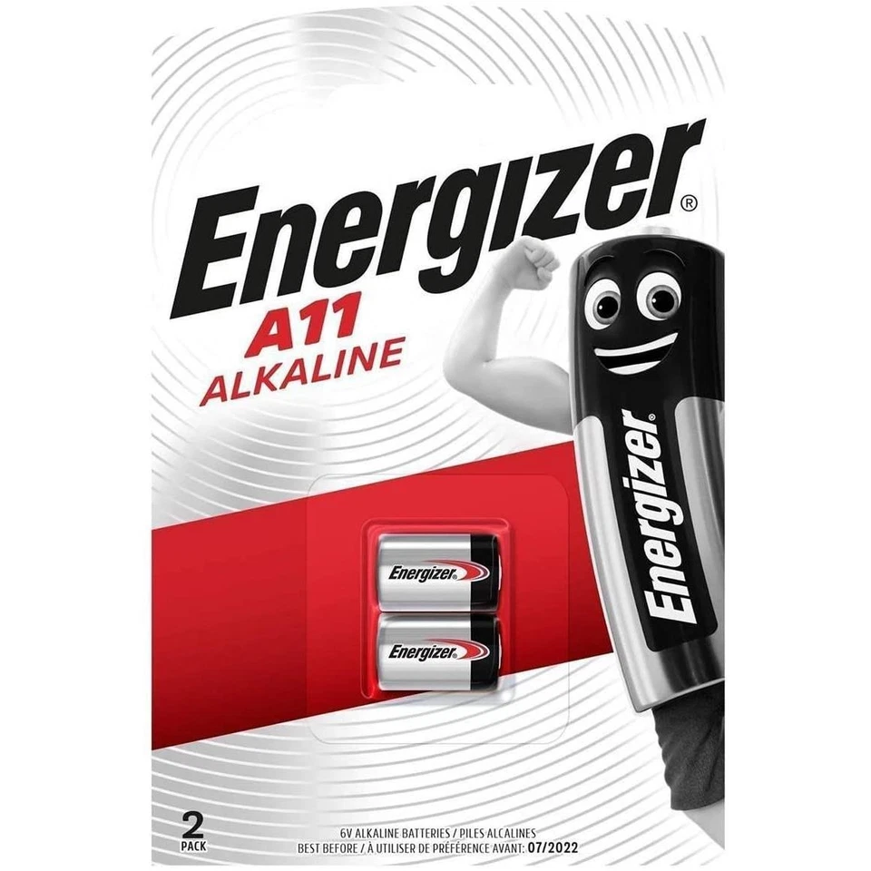 [639449] ENERGIZER Blister de 2 piles Alcaline A11 / E11A / L1016 6V - Photo 1/1