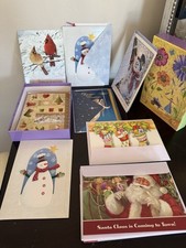 Christmas Card Lot of 22 Cards Some W/ Envelopes Holiday Crafts Ephemera Decor
