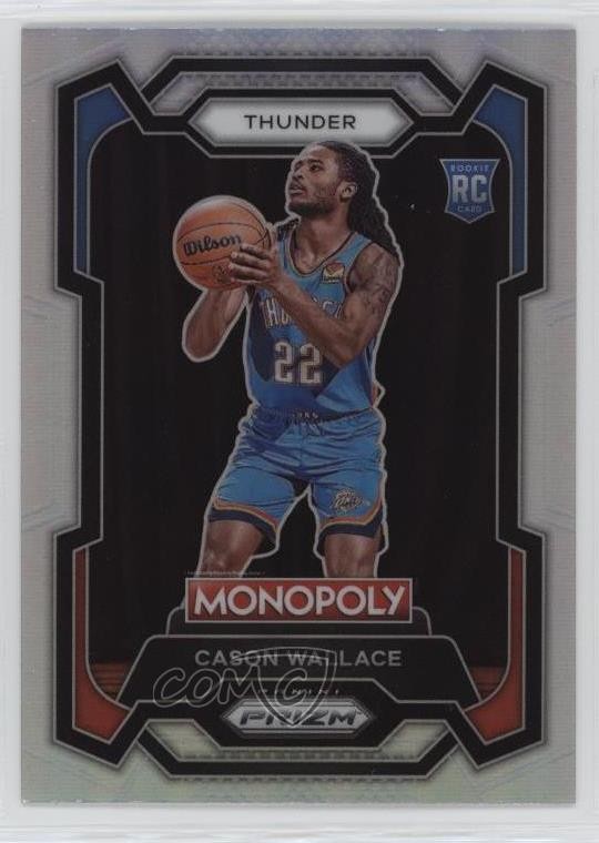 2023-24 Panini Prizm Monopoly Silver Prizm Cason Wallace #63 i5i
