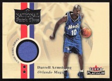 2001-02 Fleer Platinum National Patch Time Darrell Armstrong Magic