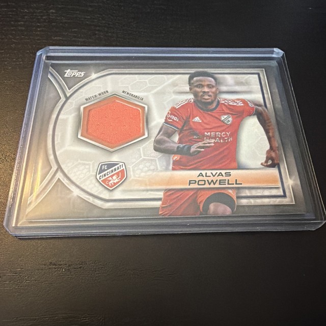 2023 Topps MLS Alvas Powell Match Worn Patch FC Cincinnati R-AP