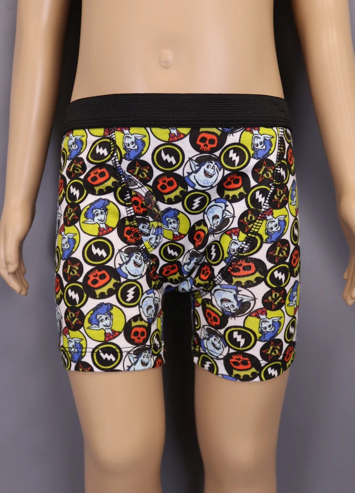 Paquete de 5 calzoncillos boxer 100 % algodón peinado de la película Pixar Onward de Disney para niños talla: 6 Foto 3 de 4